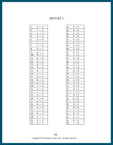 Cryptograms, Volume 2, Sample Answer Page