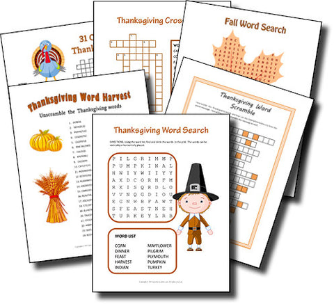 Thanksgiving Puzzle Bundle